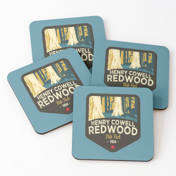 Item preview, California Treasures Badge #4 of 10 - Henry Cowell Redwood State Park designed and sold by mp2262.
