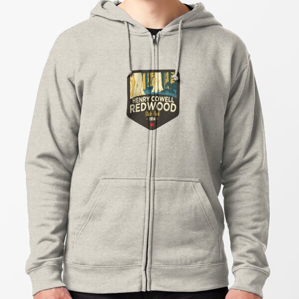 California Treasures Badge #4 of 10 - Henry Cowell Redwood State Park Zipped Hoodie