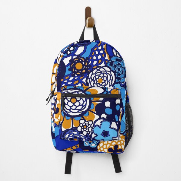 Item preview, Blue and Gold Floral Pattern Gorgeousness designed and sold by Clare Wuellner.