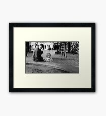 A day with daddy Framed Print