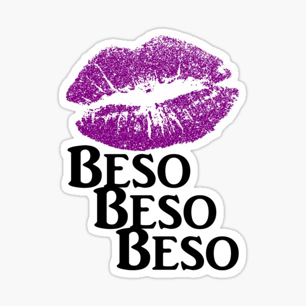 Beso Beso Stickers Redbubble