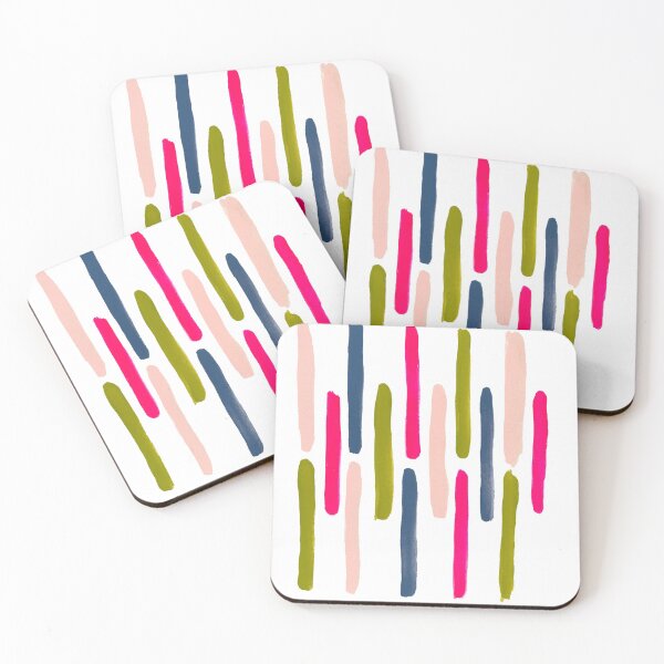 Item preview, Colorful Painted Stripes designed and sold by Laura Jane Kirton.