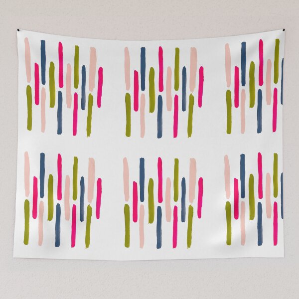 Item preview, Colorful Painted Stripes designed and sold by Laura Jane Kirton.