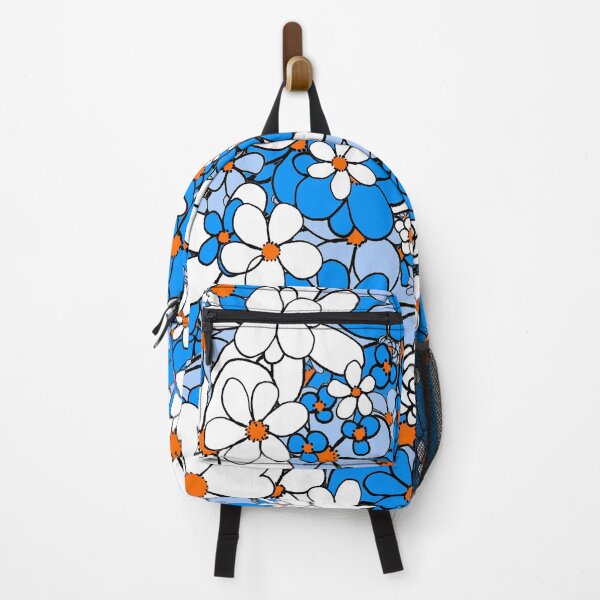 Item preview, Floral -- Blue and White designed and sold by Clare Wuellner.