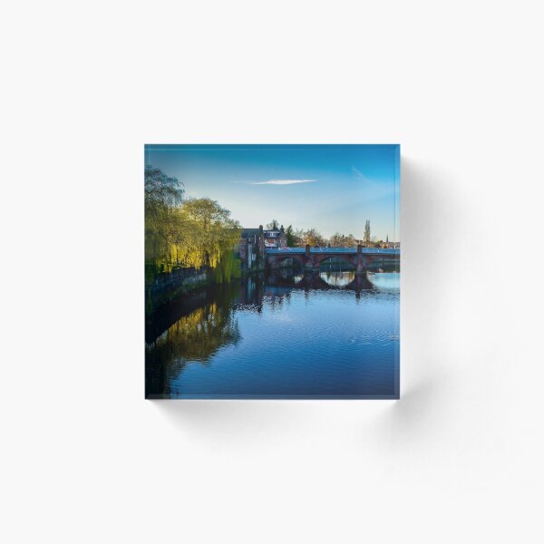 River Nith, Dumfries Acrylic Block