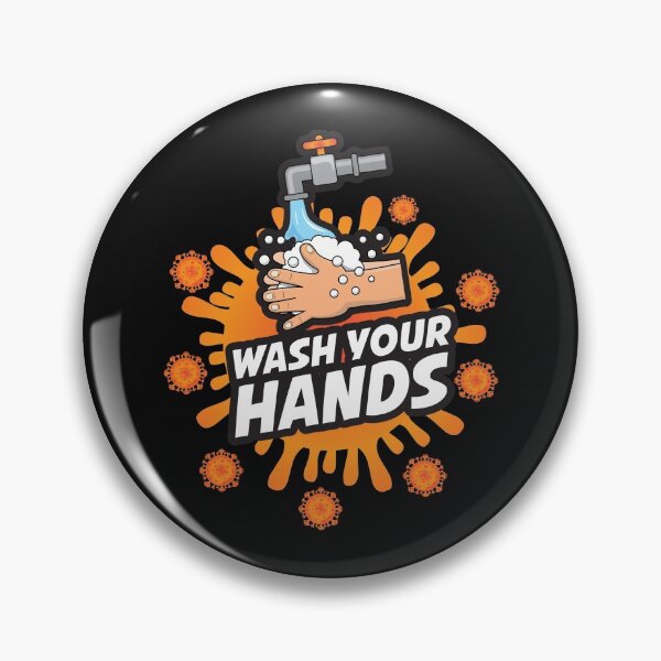Item preview, Funny Wash Your Hands Awareness Nurse designed and sold by ShirtStar0815.