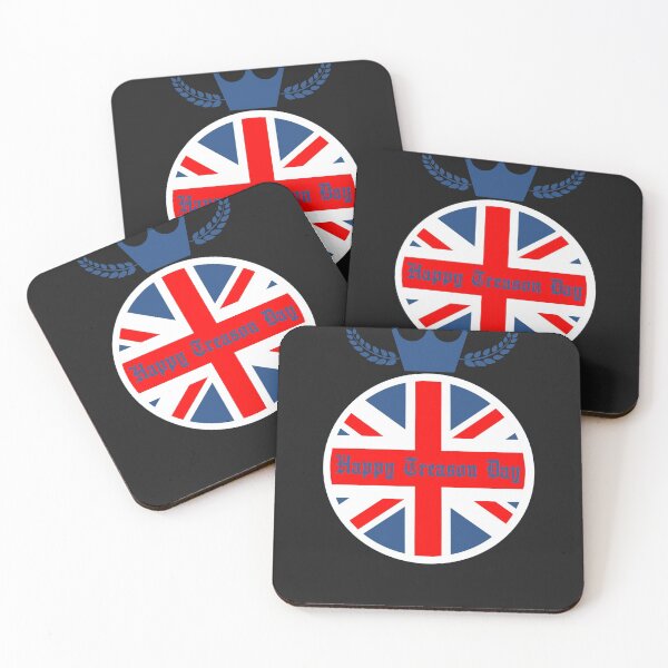 Item preview, British funny T-shirt Happy treason day 4th July designed and sold by Tema EL.