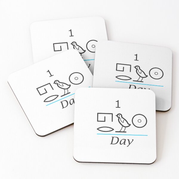Item preview, ONE DAY- hieroglyphic language designed and sold by zebra design.
