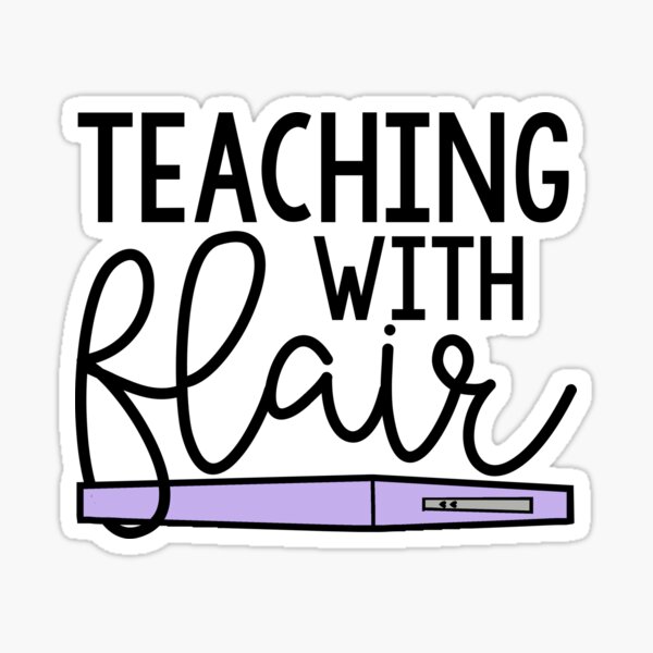 Teaching With Flair Svg, Flair Pen Svg, Teacher Svg, Teaching