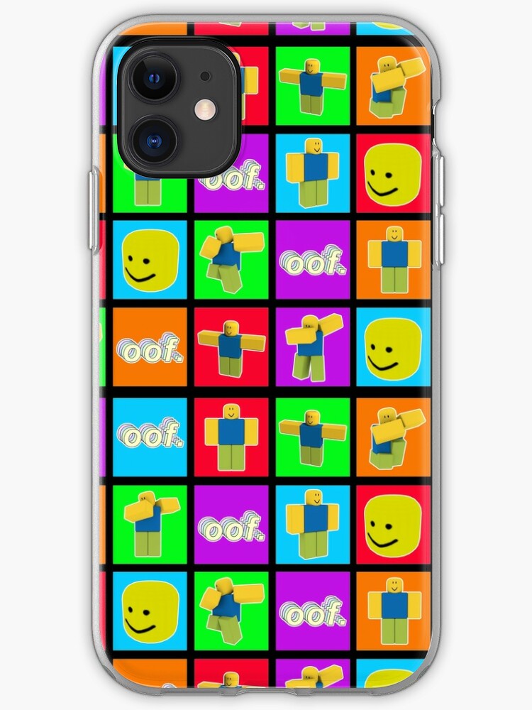 Roblox Oof Dabbing Dab Noob Pattern Big Head Iphone Case Cover By Smoothnoob Redbubble - roblox dabbing iphone case cover