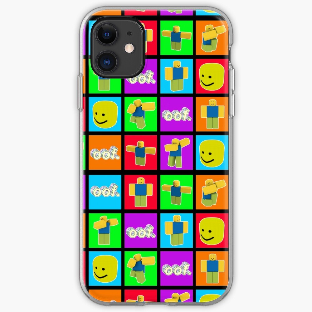 Roblox Oof Dabbing Dab Noob Pattern Big Head Iphone Case Cover By Smoothnoob Redbubble - soft tix shirt roblox