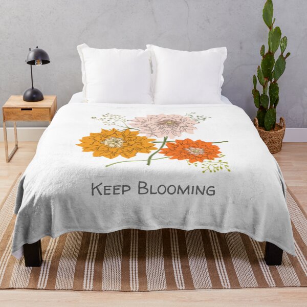 Item preview, Vintage Pastel Keep Blooming Floral designed and sold by AlwaysGrowing.