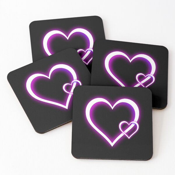 Item preview, Neon Glowing Hearts designed and sold by Gustavo Navarro.