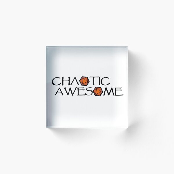 Item preview, Chaotic Awesome designed and sold by AceLlama.