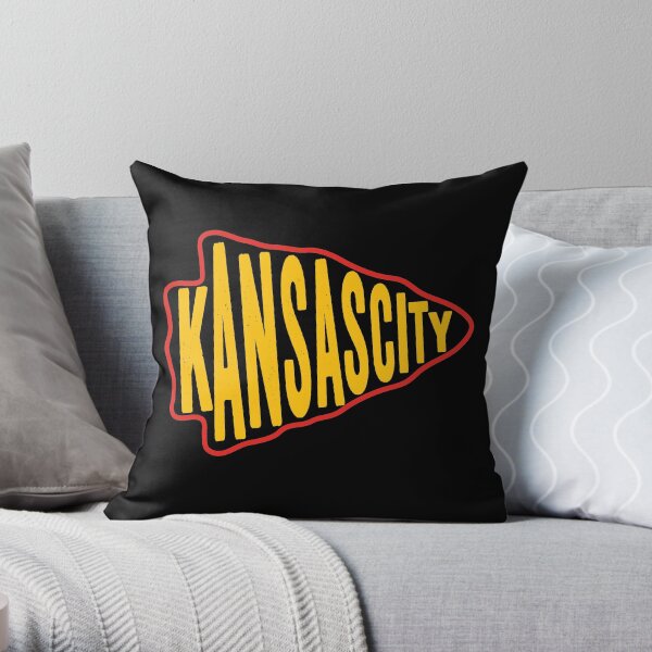 KC Face mask Kansas City facemask KC Kansas City Red Arrowhead 2020 KC Red Kingdom KC Champions Gear Throw Pillow