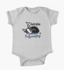 Boston Terrier Being Adorable One Piece - Short Sleeve