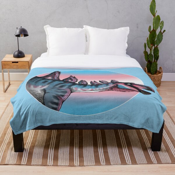 Item preview, PRIDE dinosaurs: Tuojiangosaurus (trans flag) designed and sold by DinoDJ.