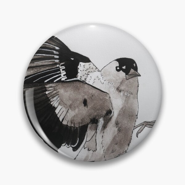 Item preview, Dripping black ink bird designed and sold by Melissa Johansson.