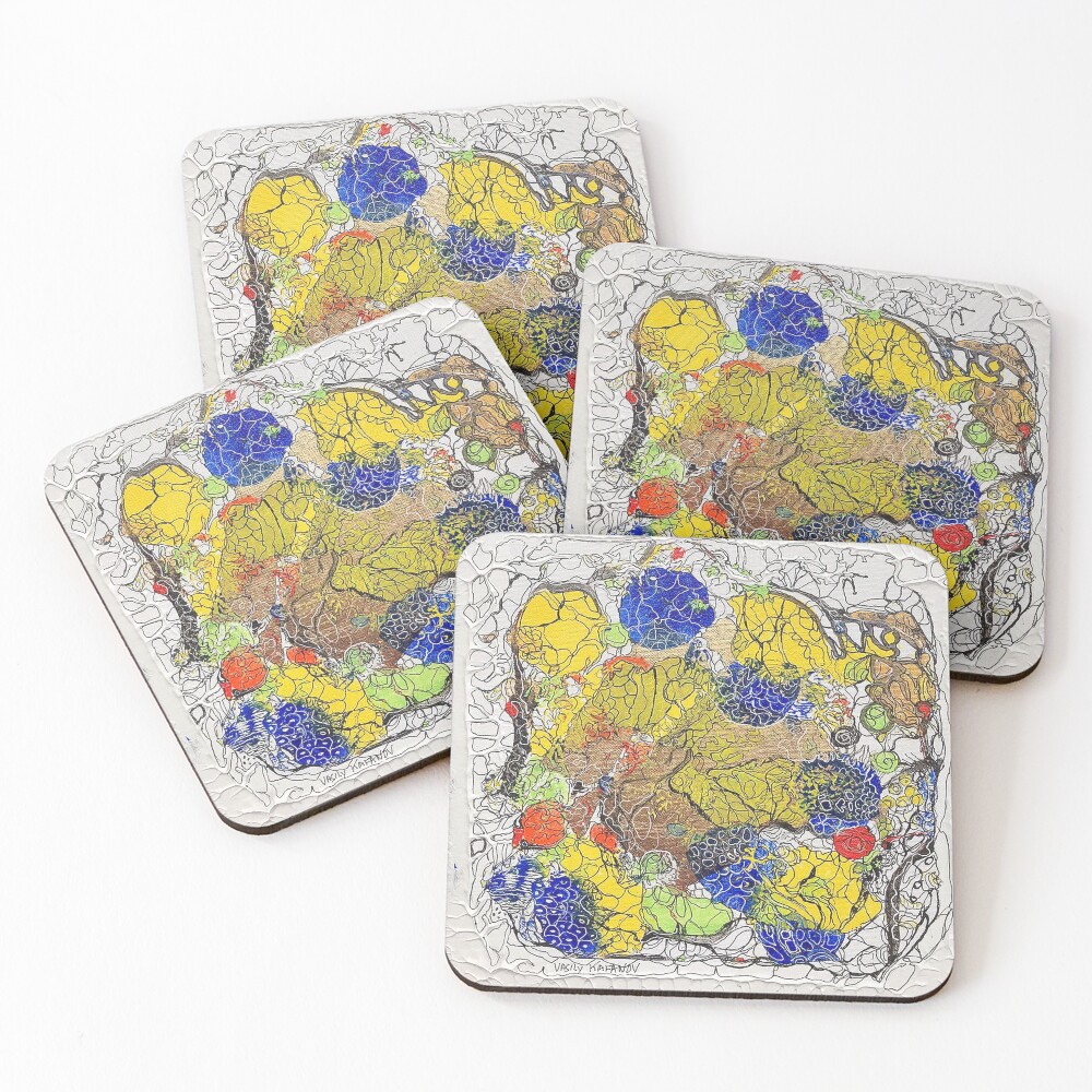 Item preview, Coasters (Set of 4) designed and sold by fishtower.