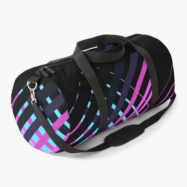 Item preview, Geometric pattern stripes pink black  designed and sold by Carolina Salazar.