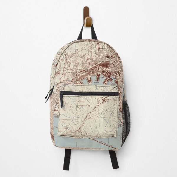 Item preview, Vintage Genoa Italy Map (1943) designed and sold by BravuraMedia.