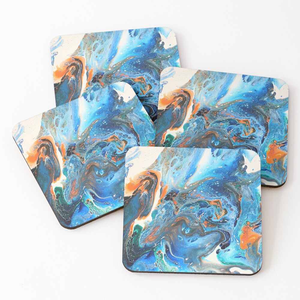 Item preview, Coasters (Set of 4) designed and sold by CandiceColorArt.