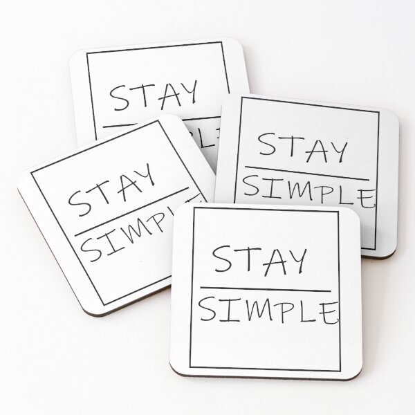Item preview, Stay Simple. designed and sold by wtfbba.