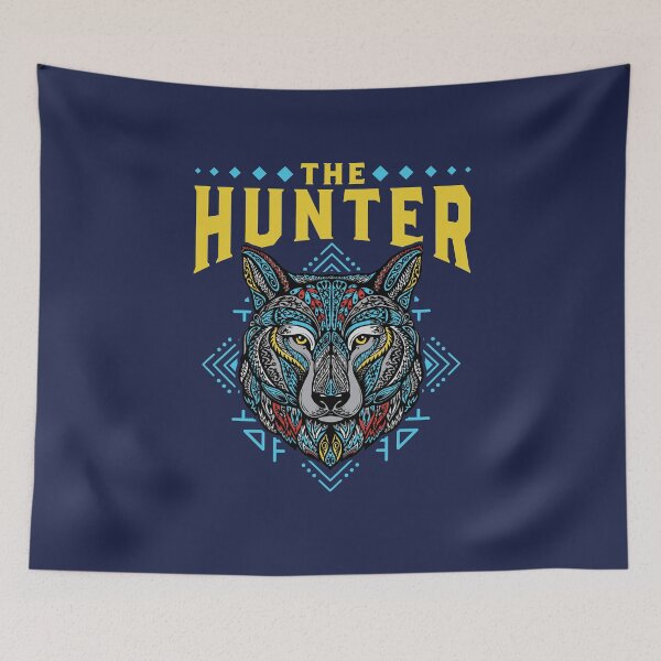 Item preview, Native American Wolf Art Symbol Symbolism The Hunter designed and sold by jaygo.