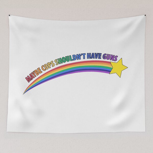 Item preview, maybe cops shouldn't have guns - rainbow designed and sold by cameronbaba.