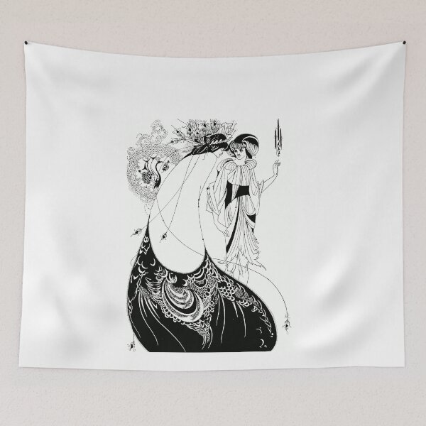 Item preview, Aubrey Beardsley, Peacock Skirt -  designed and sold by VelcroFathoms.