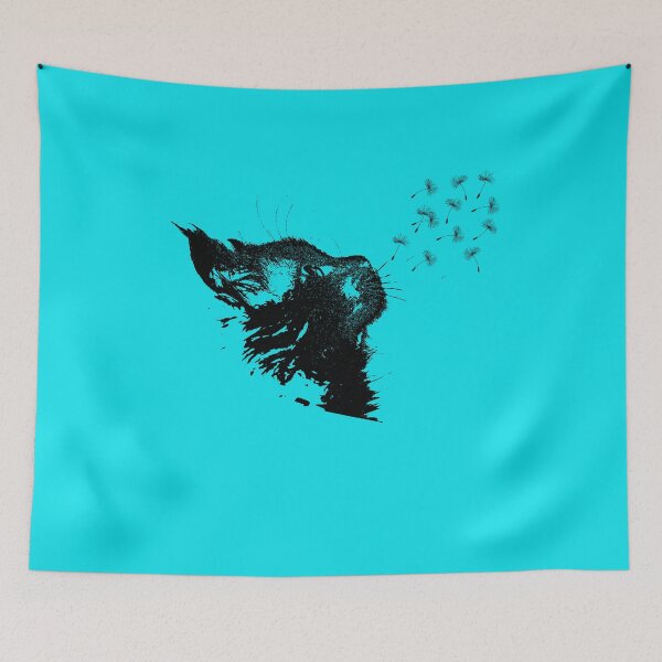 Item preview, Dandelion cat dandelion beautiful flower ladies designed and sold by DerNerd.