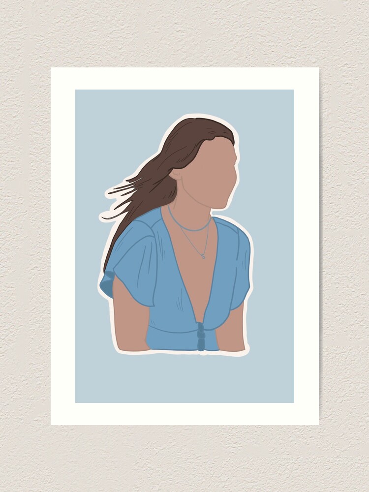 Sarah Cameron Drawing Obx Art Print By Emma Herzog Redbubble