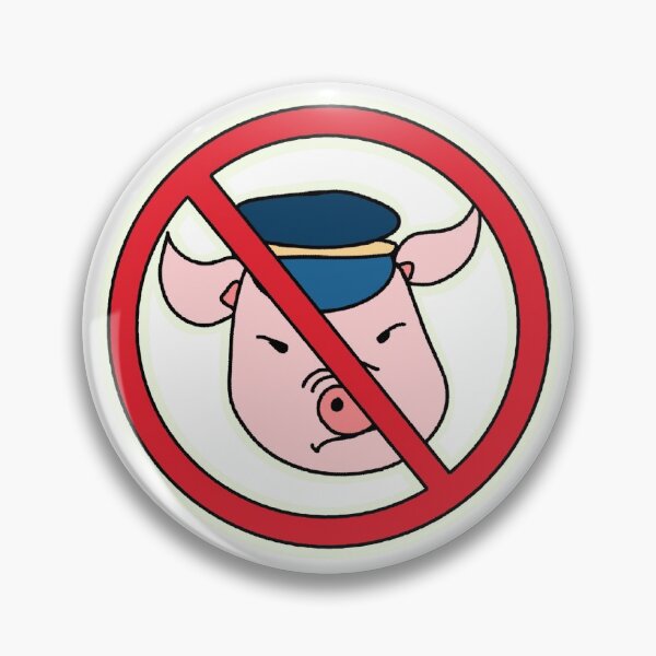 Item preview, No Pig Cops designed and sold by alichiapets.