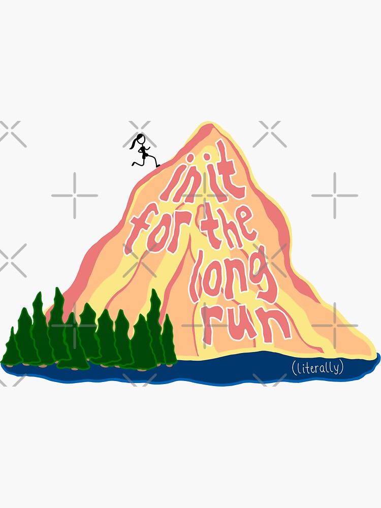Long Distance Runner Sticker