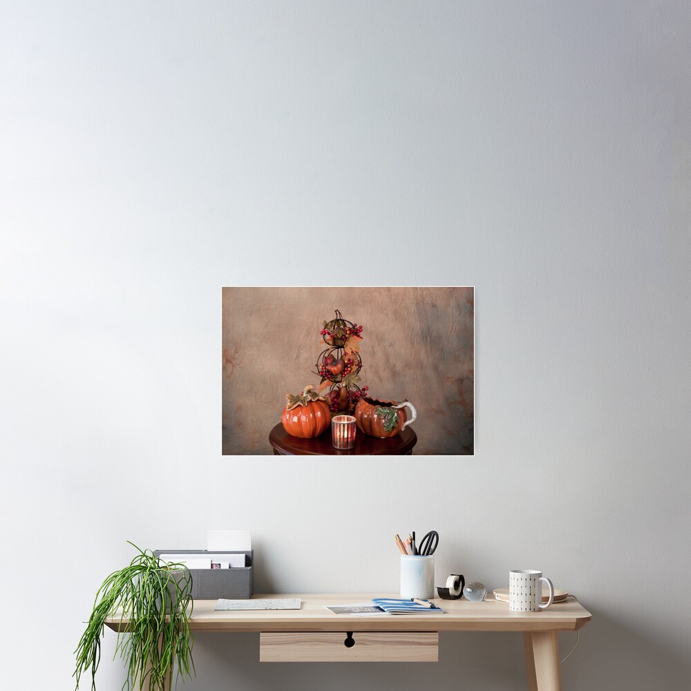 "Autumn Scene Table Setting" Poster by spops Redbubble