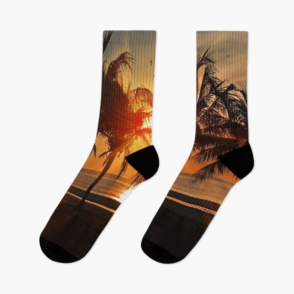 Item preview, SUNSET COCONUT TREES designed and sold by Eston Kamau.