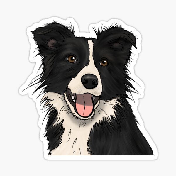 Item preview, A Border Collie designed and sold by 1 ilustração.
