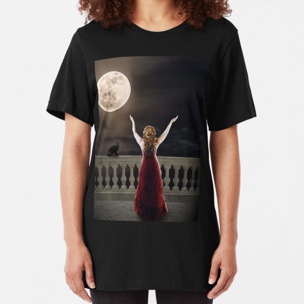 Moon Worship Slim Fit T-Shirt