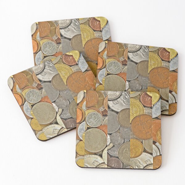 Item preview, Collage de diferentes monedas. Vista superior. designed and sold by IaroslavB.