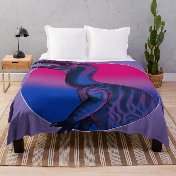 Item preview, PRIDE dinosaurs: Dilophosaurus (bisexual flag) designed and sold by DinoDJ.