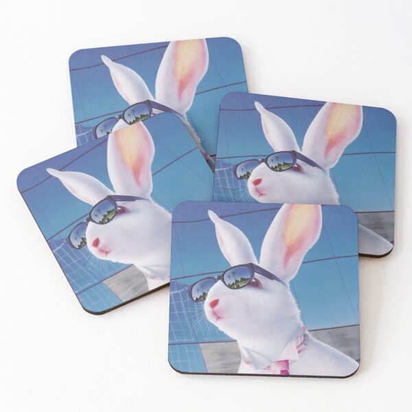 Item preview, Retro 80s Dreamy Business Rabbit Classic Airbrush designed and sold by Retro80sArt.