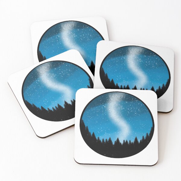 Item preview, Starry Blue Night With Trees designed and sold by LinhlyHarwell13.
