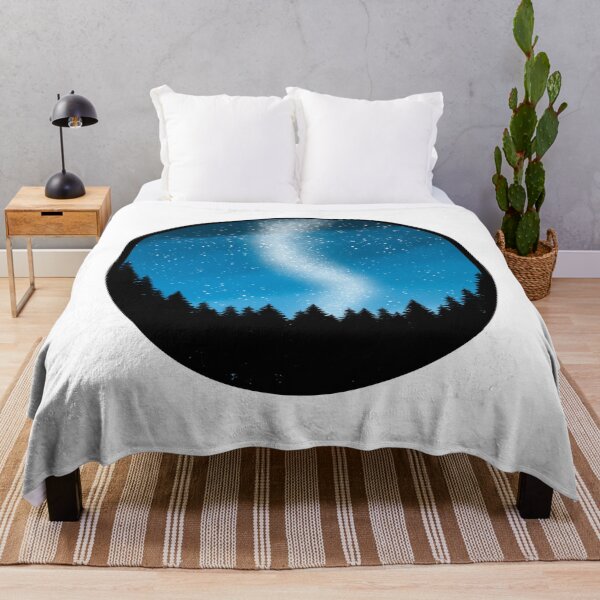 Item preview, Starry Blue Night With Trees designed and sold by LinhlyHarwell13.