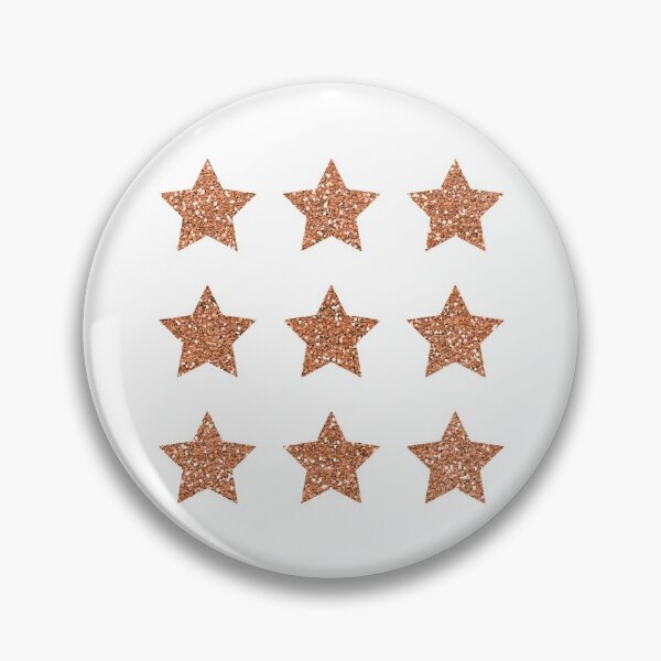 Artikelvorschau, Copper Orange Glitter Stars entworfen und verkauft von Brighterbykate.