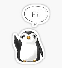 Hi Penguin Sticker