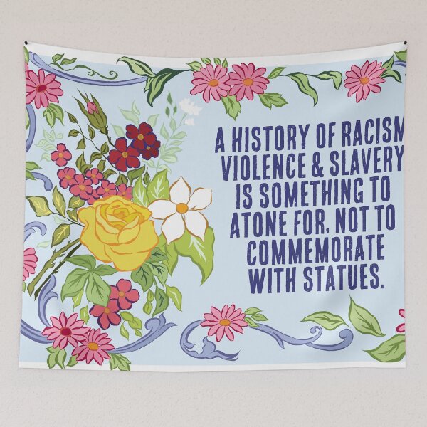 Item preview, Feminist PSA: Tear Down Racist Statues designed and sold by fabfeminist.