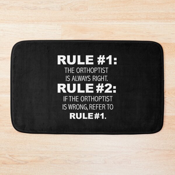 Item preview, Rules Orthoptist is always right designed and sold by losttribe.