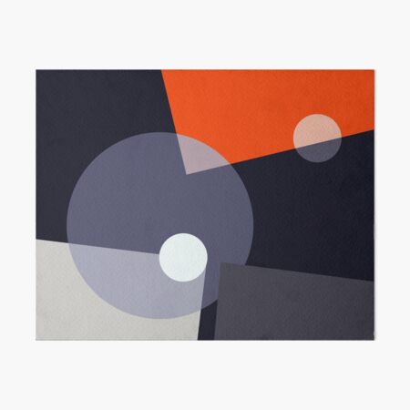 Geometric Abstract Art #2 Art Board Print