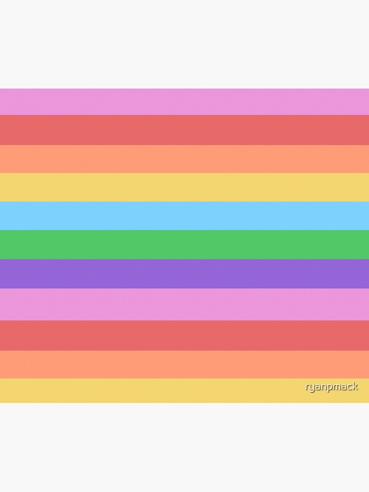Happy Little Rainbow Stripes by ryanpmack