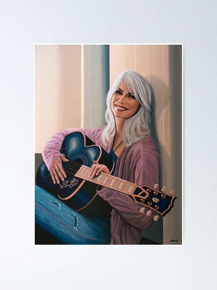 "Emmylou Harris Painting" Poster for Sale by PaulMeijering Redbubble